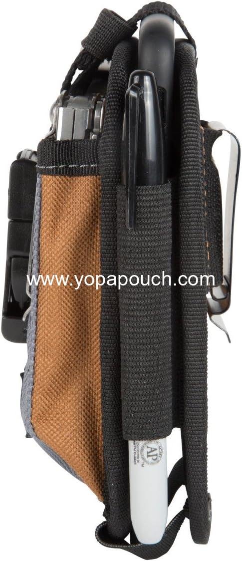 Wholesale 2-Compartment Large Phone Pouch, Universal-fit Steel Clip for Tool Belt, Security Strap, Carabiner for Quick-Clip Key Storage - Supplier