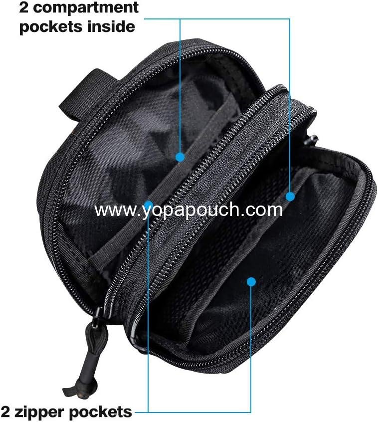 Wholesale Tactical Molle EDC Pouch Nylon Belt Waist Bag Camping Hiking Organizer with Cellphone Holster for iPhone 12 Pro, 12, 11 Pro Max, XS Max, XR, XS, X, 8 Plus, 8, 7, 6 and Samsung Galaxy Note 9, S9 - Supplier