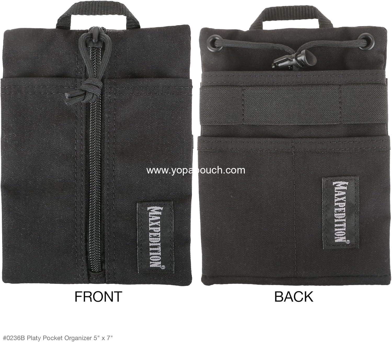 Wholesale Durable EDC Tool Pouch for Men, Neck Wallet with Paracord Lanyard, Holds Flashlight, Multitool, Pen, Notebook - Supplier