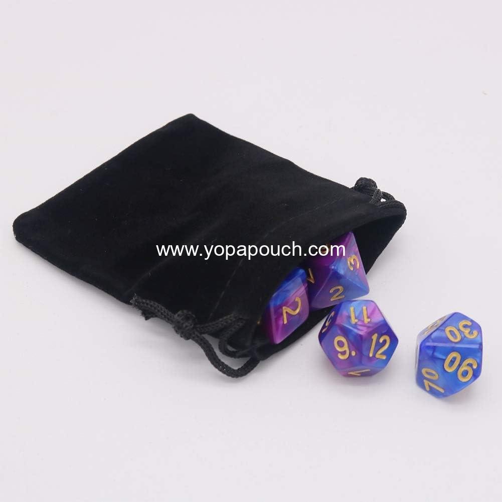 Wholesale Little Velvet Drawstring Pouches, 20pcs Black Cloth Bags for Jewelry Small Gifts (3x4 inches) - Supplier