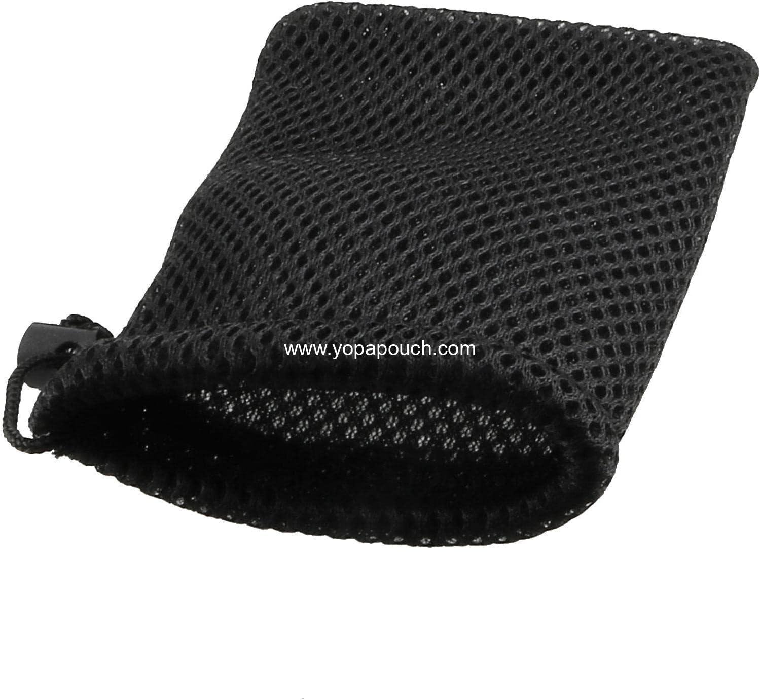 Wholesale Nylon Mesh Drawstring Bags, 5 x 3.5 Inch Small Storage Pouches for MP3, Charger, Earphone, Key - 3pcs Travel Kit Organizer for Lipstick, Cosmetic, Jewelry, Supplier