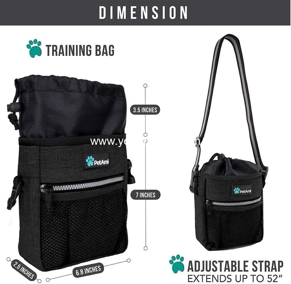 Wholesale Dog Treat Pouch for Training and Walking, Versatile Bag for Kibbles, Food, Toys, Essentials, and Poop Bags, 3 Ways to Wear (Charcoal) Supplier Wholesale Dog Treat Pouch for Training and Walking, Versatile Bag for Kibbles, Food, Toys, Essentials, and Poop Bags, 3 Ways to Wear (Charcoal) Supplier