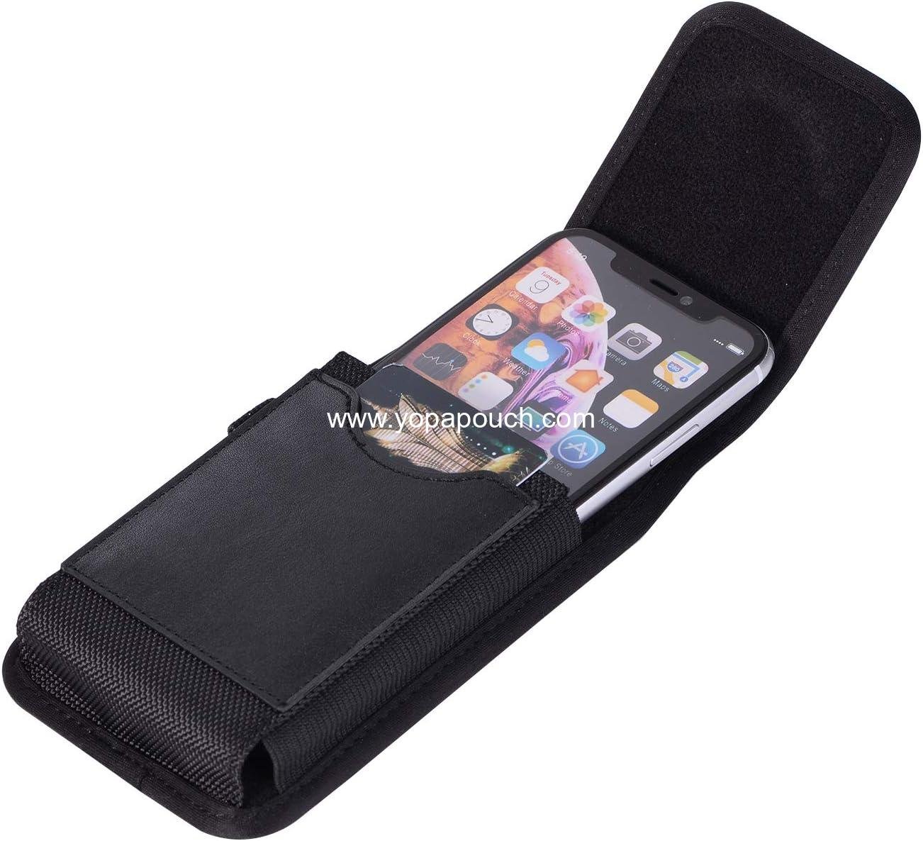 OEM Nylon Cell Phone Holster Pouch with Magnetic Cover for Samsung Galaxy A15 A36 A35 A56 A55 S25+ S24 Ultra S24 FE S23 FE/Plus, iPhone 15 14 13 Pro Max, Moto G Stylus 2024 2025, Pixel 9 Proto – Wholesale Supplier