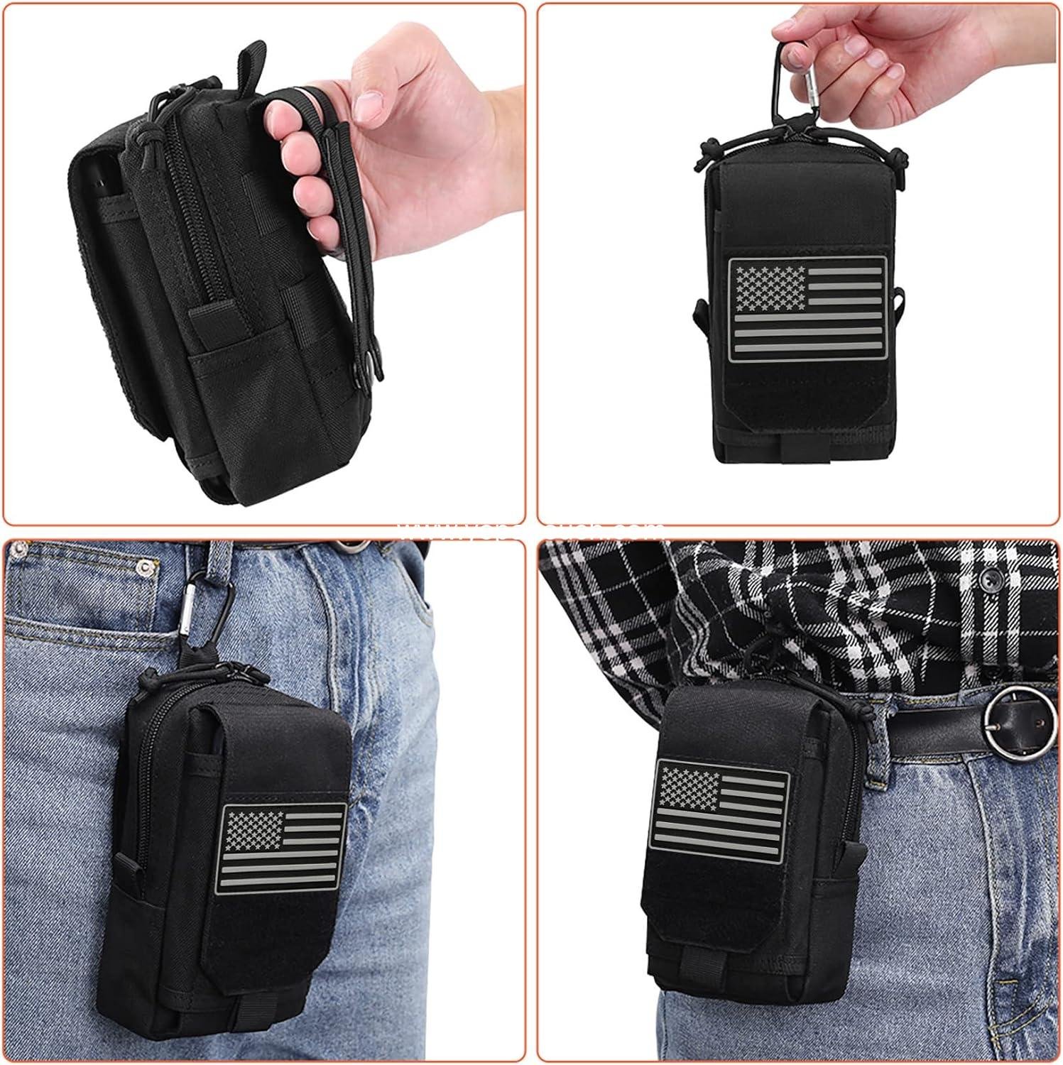 Wholesale Tactical Molle Utility Cell Phone Pouch Waist Bag for Men EDC Gadget Organizer Vest Pack Mobile Phone Case Hunting Compact Bag for Running Supplier