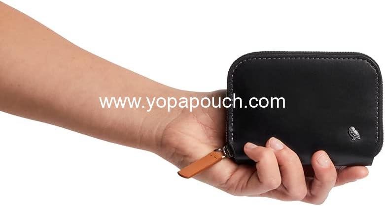 Wholesale Mini Folio - Wallet and Coin Pouch - Black - Supplier