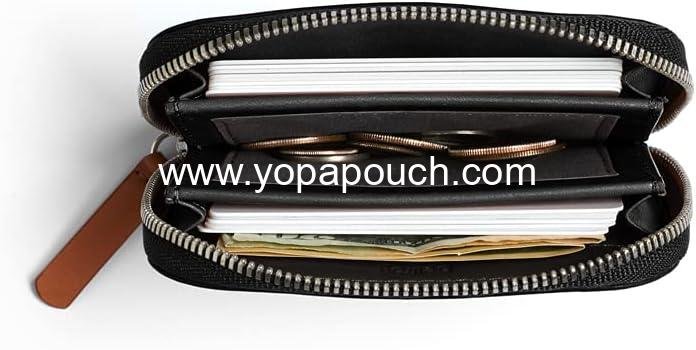 Wholesale Mini Folio - Wallet and Coin Pouch - Black - Supplier