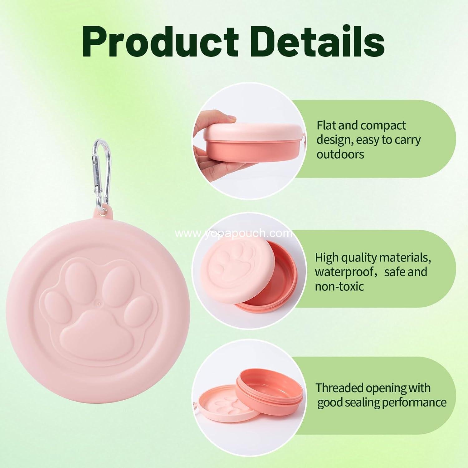 Wholesale Dog Treat Pouch Pack - Pet Food Container for Travel, Walking, Training, and Trips - Storage Bag Holder for Leash with Carabiner - Supplier Wholesale Dog Treat Pouch Pack - Pet Food Container for Travel, Walking, Training, and Trips - Storage Bag Holder for Leash with Carabiner - Supplier