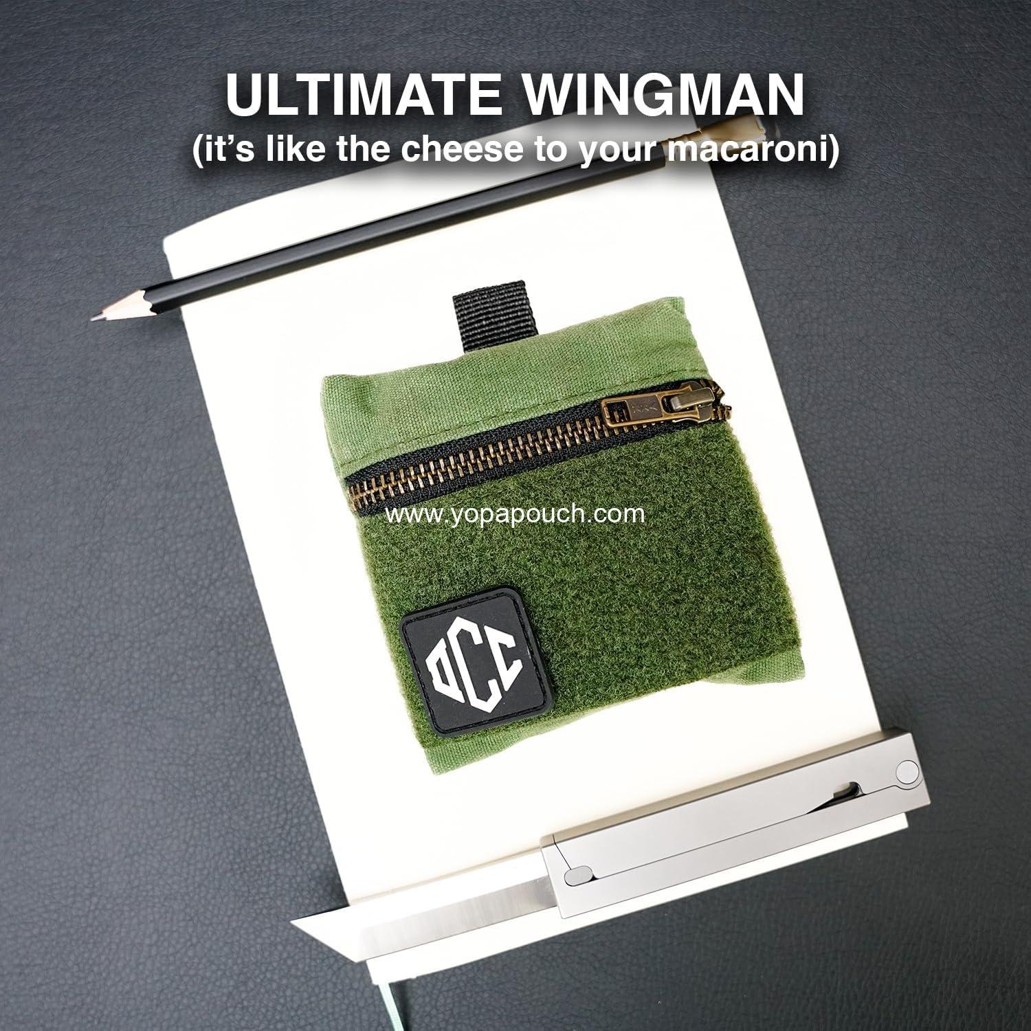 Wholesale EDC Canvas Pouch Pocket Organizer Mighty Pouch for Men Small Tool Utility Pouch for Multitools Waxed Compact Organizer Factory