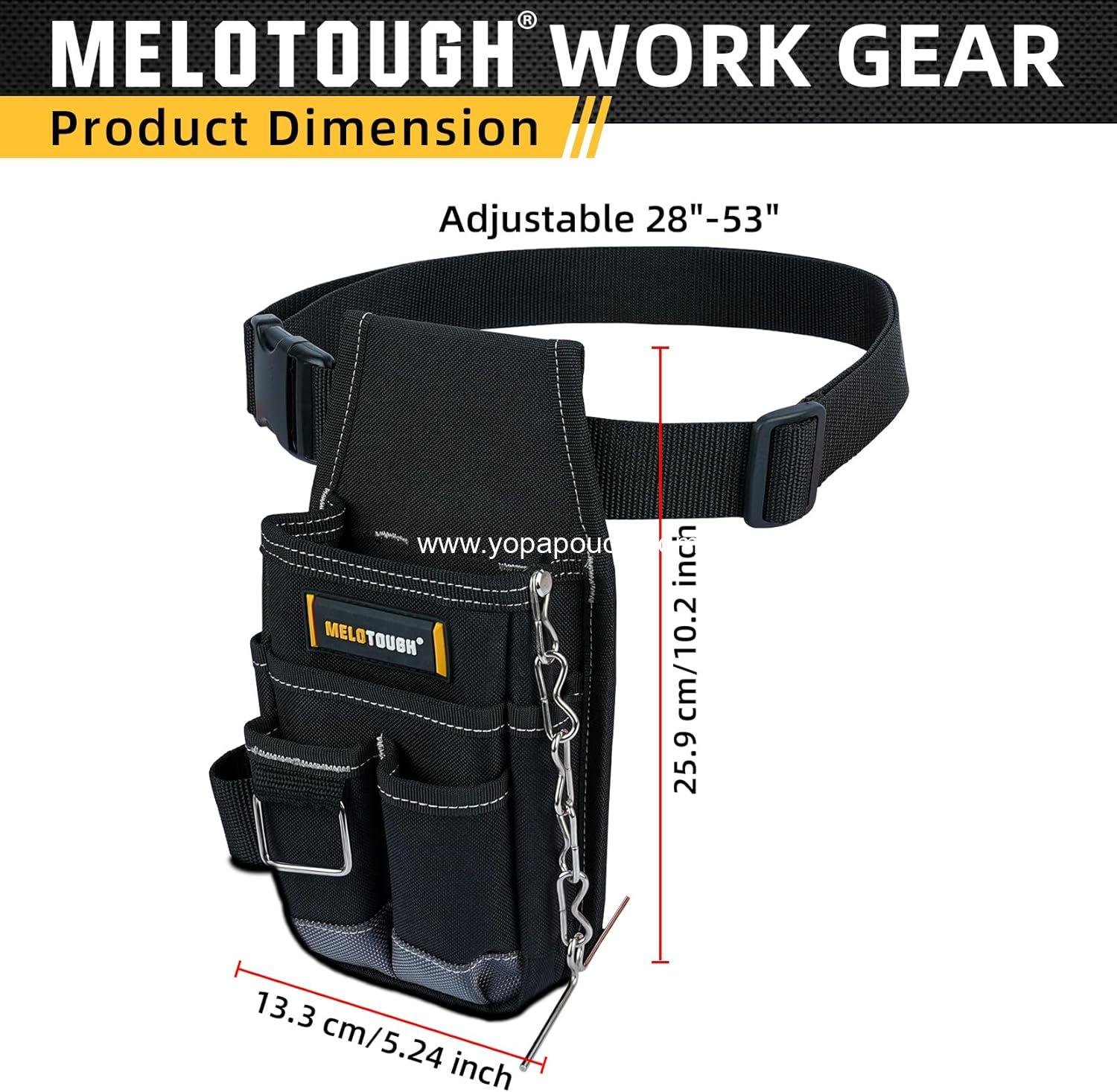 Wholesale Pocket Tool Pouch with Belt Clip – Mini Tool Organizer for Electricians, Carpenters, Construction Workers, Technicians – Factory