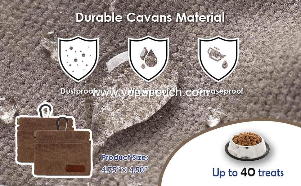 Wholesale 2PCS Upgraded Dog Treat Pouches, Portable Training Treat Bags with Durable Carabiners and Magnetic Buckles, Ideal for Pet Training (Pouch) Supplier