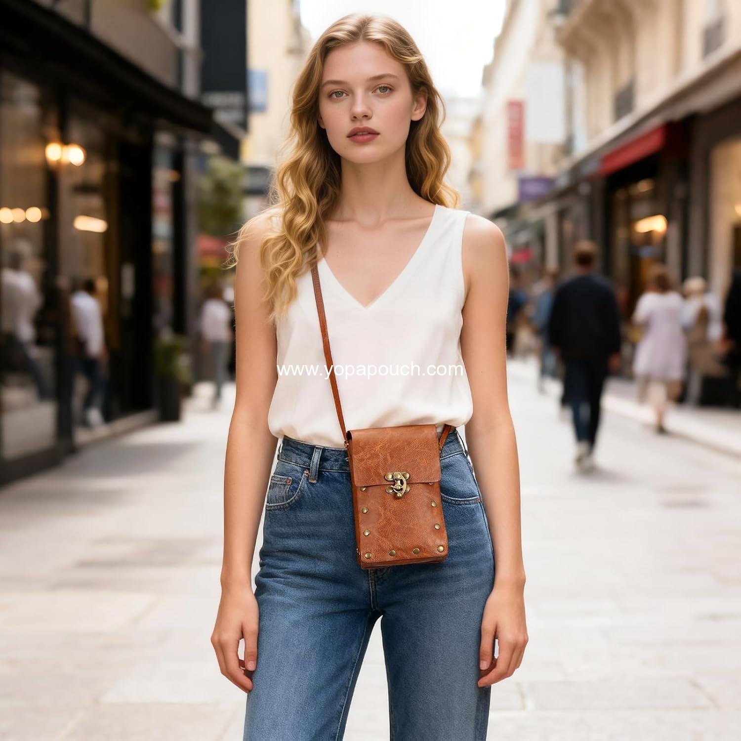 Wholesale Renaissance Pirate Belt Pouch with Fan, Medieval Festival Costume, Halloween Casual Fanny Pack Waist Bag (2 Pouches - Brown) Supplier