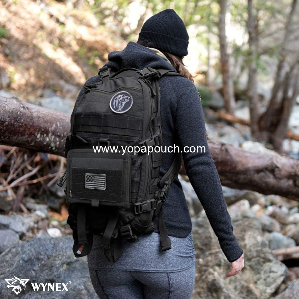 Wholesale Tactical Folding Admin Pouch, Molle Tool Bag with Laser-Cut Design, Utility Organizer EDC Medical Bag, Modular Tactical Waist Pouch with U.S. Patch, Supplier