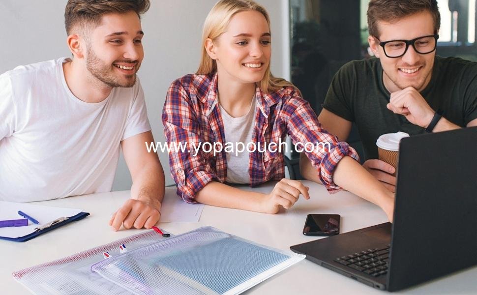 Wholesale 32pcs Mesh Zipper Pouch Bags - 8 Sizes, 8 Colors for Organizing, Board Game Storage, Travel, School Office Supplier