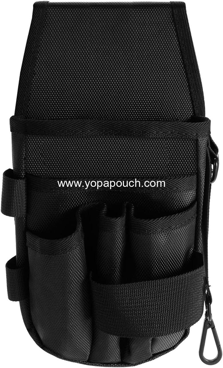 Wholesale Heavy-Duty 5-Pocket Tool Pouch, Black Organizer for Electricians, Carpenters, and Technicians, Side Belt Holster, Small Design, Supplier