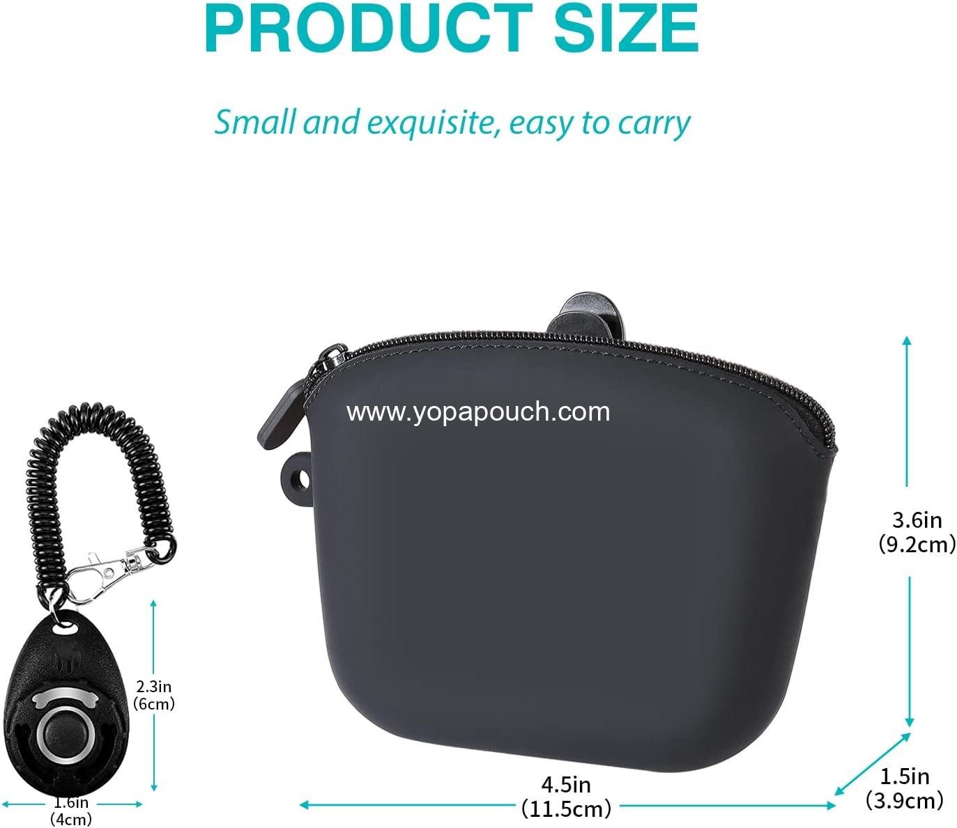 Wholesale Dog Training Treat Pouch with Clip, Portable Waterproof Puppy Bag and Training Clicker  factory