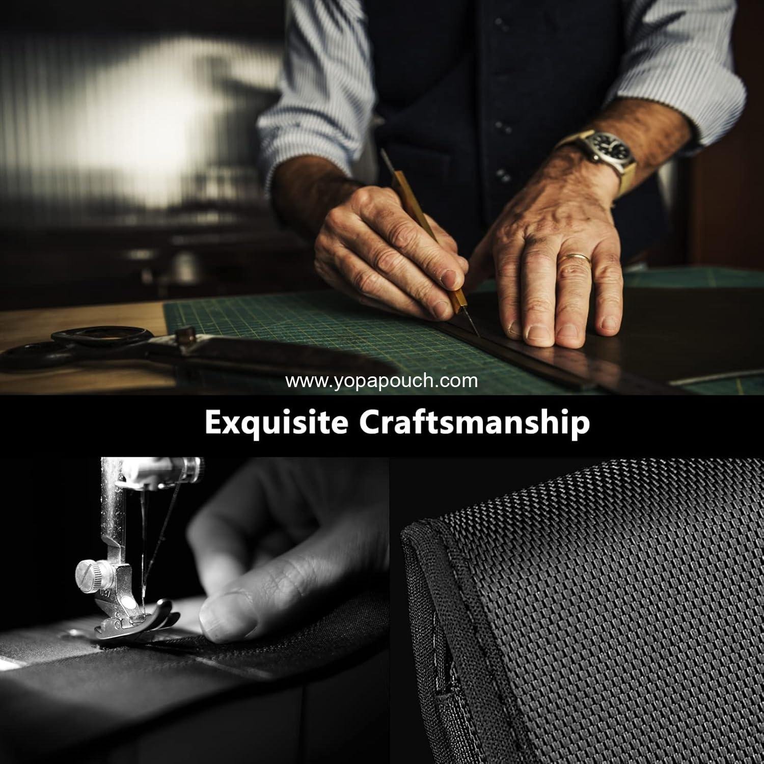 Wholesale Rugged Nylon Holster for iPhone 16/15/14/13/12 Pro Max & Plus, 17 Air Models, Galaxy S24/S23/S21/S20 FE Cell Phone Belt Holder for Men, Black - XL Supplier