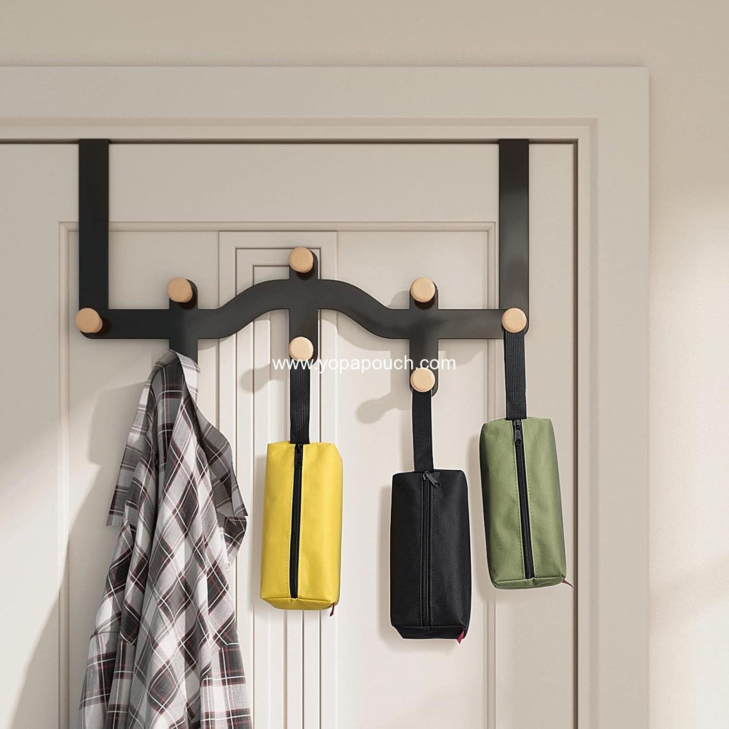 Wholesale Heavy Duty 1680D Waterproof Fabric Tool Pouches, Black Red Blue Green Yellow, 5-Pack - Manufacturer