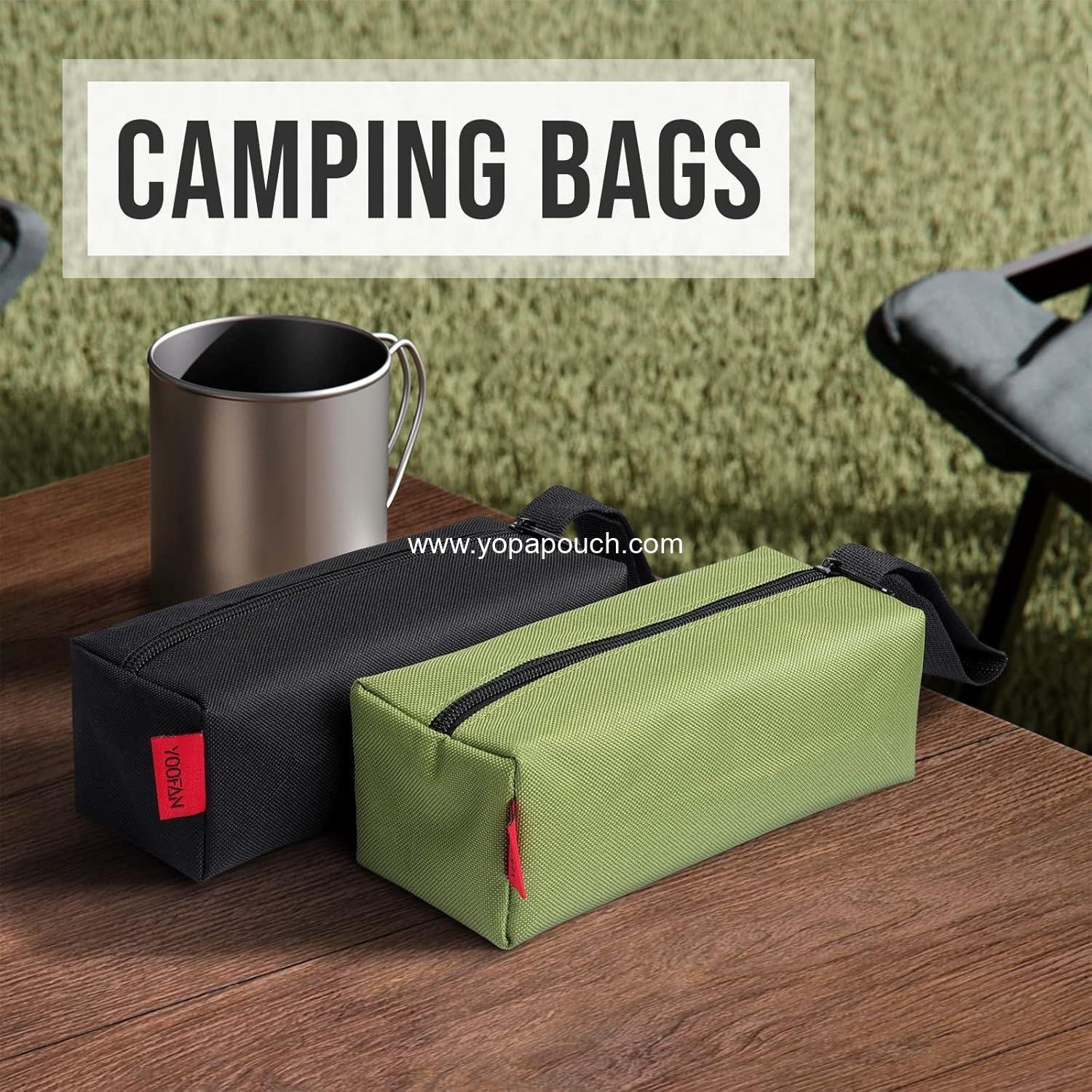 Wholesale Heavy Duty 1680D Waterproof Fabric Tool Pouches, Black Red Blue Green Yellow, 5-Pack - Manufacturer