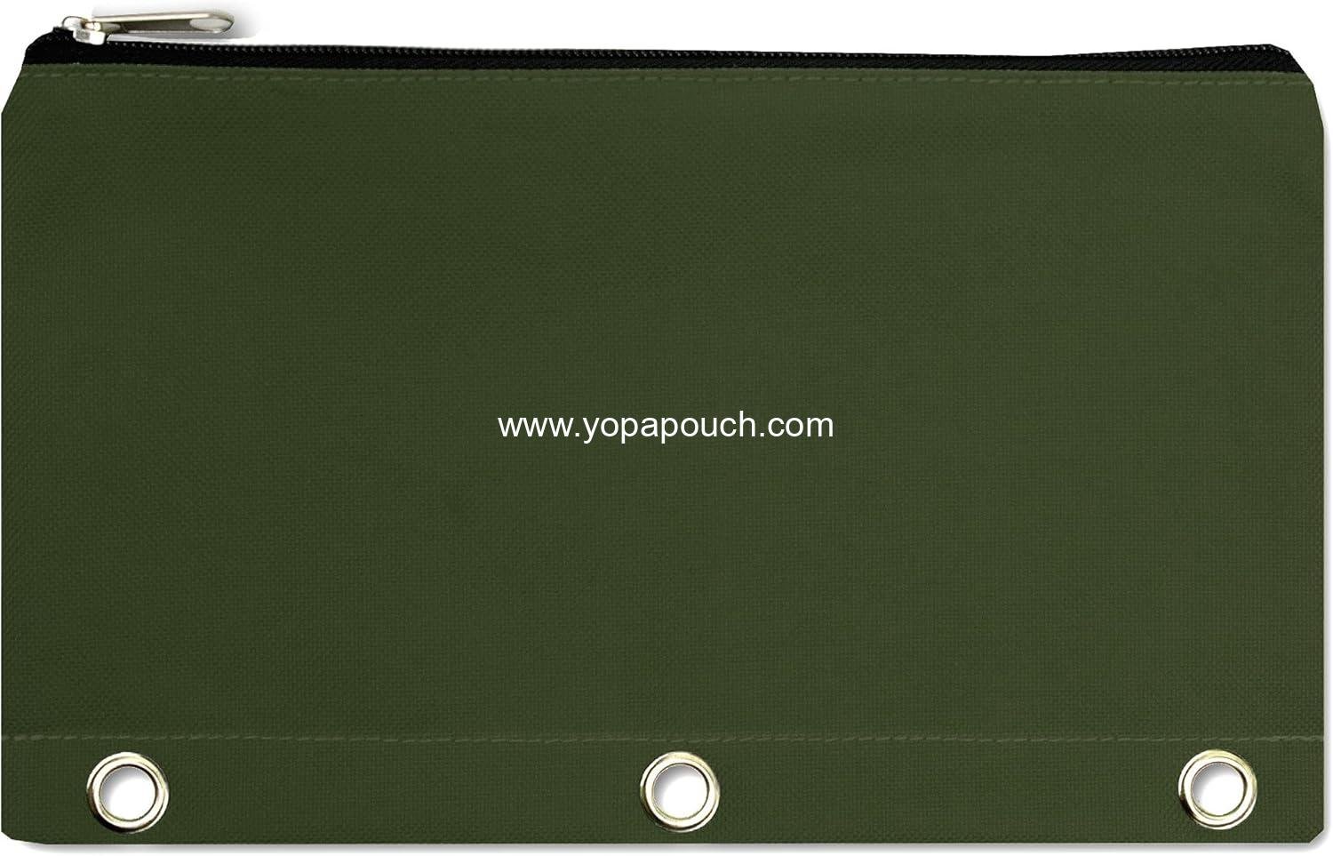 Wholesale 24 Pencil Pouches for 3 Ring Binder, Bulk Zipper Pencil Bags, Large Bundle for School and Office, Available in 8 Colors, Factory