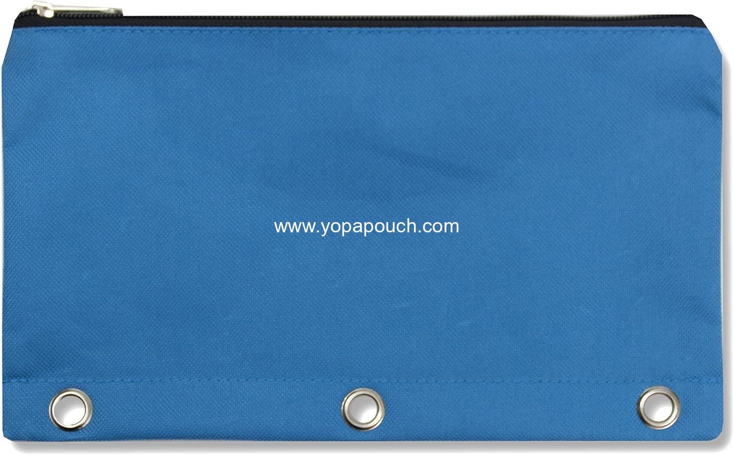 Wholesale 24 Pencil Pouches for 3 Ring Binder, Bulk Zipper Pencil Bags, Large Bundle for School and Office, Available in 8 Colors, Factory
