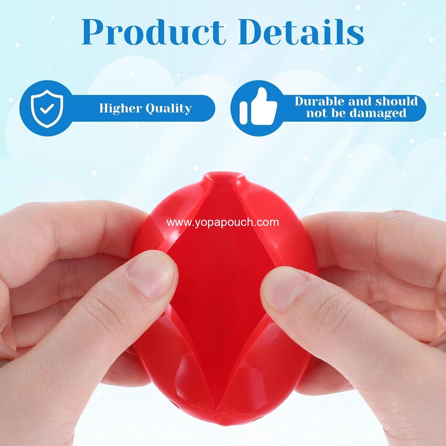 OEM 3 Pcs Oval Squeeze Coin Purse - Portable 2x3 Inch Rubber Coin Purse with Chain for Men and Women - Ideal for Travel (3 Colors) Supplier