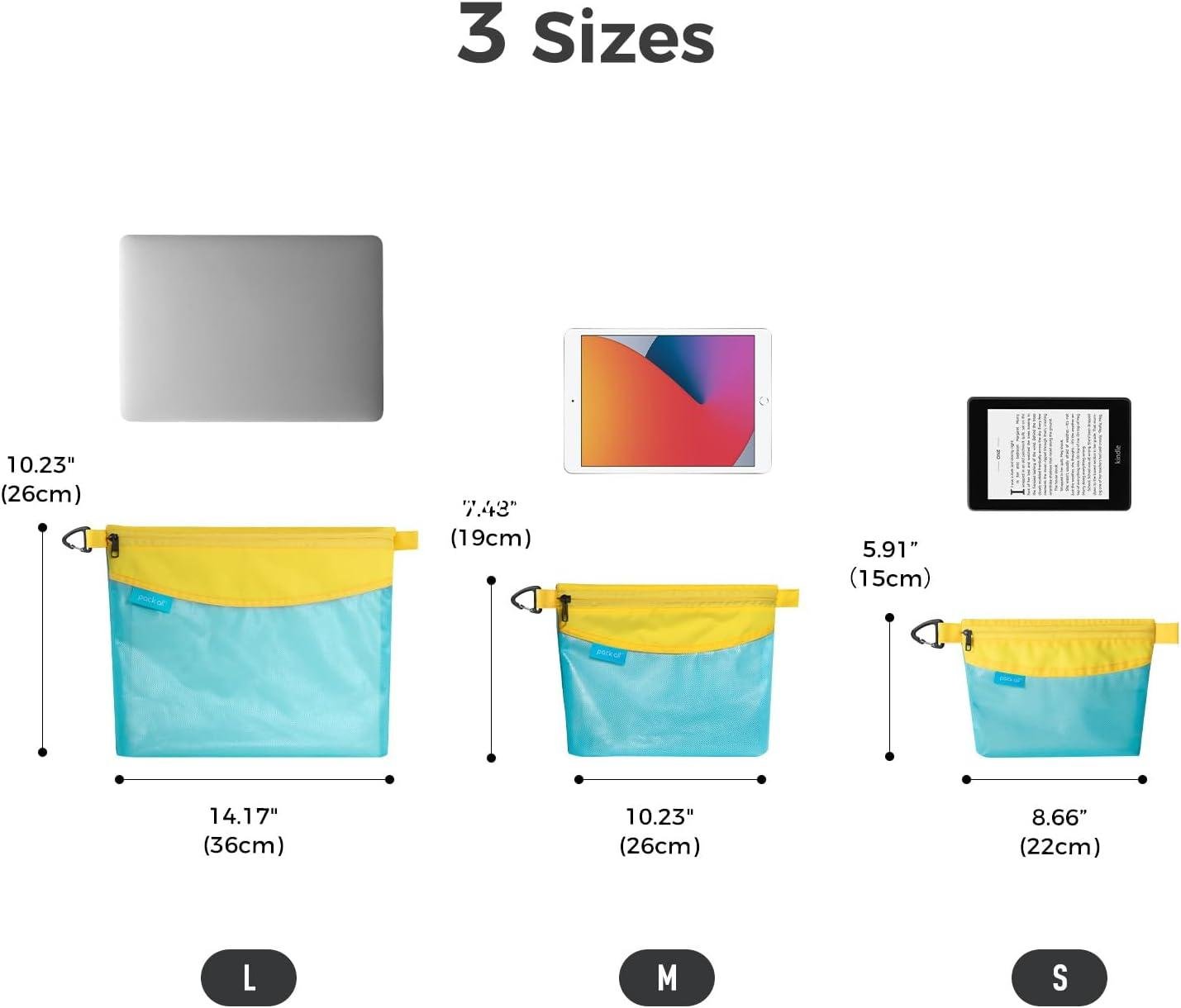 Wholesale Water-resistant Zipper Pouch, Mesh Storage Bag for Travel and Office, Small Blue, Manufacturer