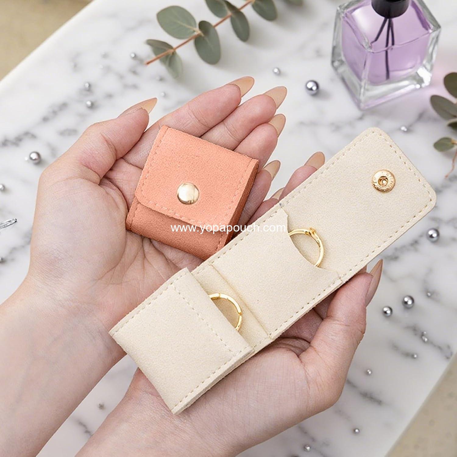 Wholesale 3PCS Mini Travel Jewelry Bag Set, Portable Foldable Organizer with Buckle, Small Case for Earrings, Rings, Necklaces, Jewelry Box - Supplier