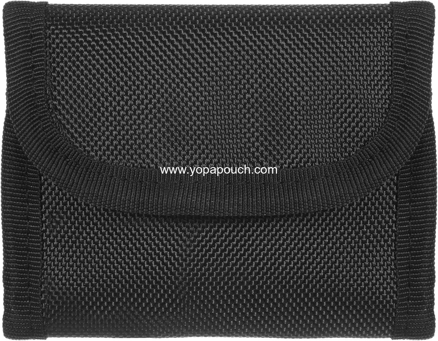 Duty Belt Gloves Pouch Latex Disposable Glove Holder Keeper Double Pockets Carriers for Policeman Firefighter Paramedic First Responders