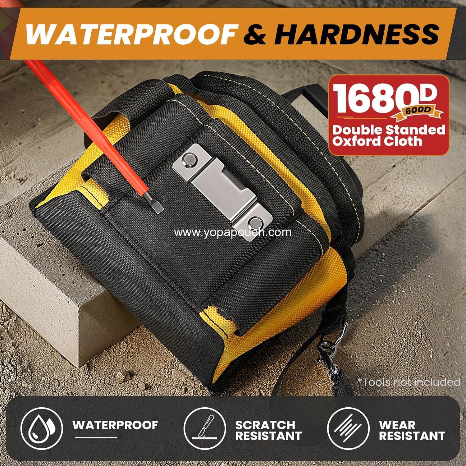 Wholesale Electrician Tool Pouch - Multi-Pocket Heavy Duty Tool Belt Pouch with Clip for Carpenters and Home Improvement - Quick Attach & Release Utility Pouches Supplier