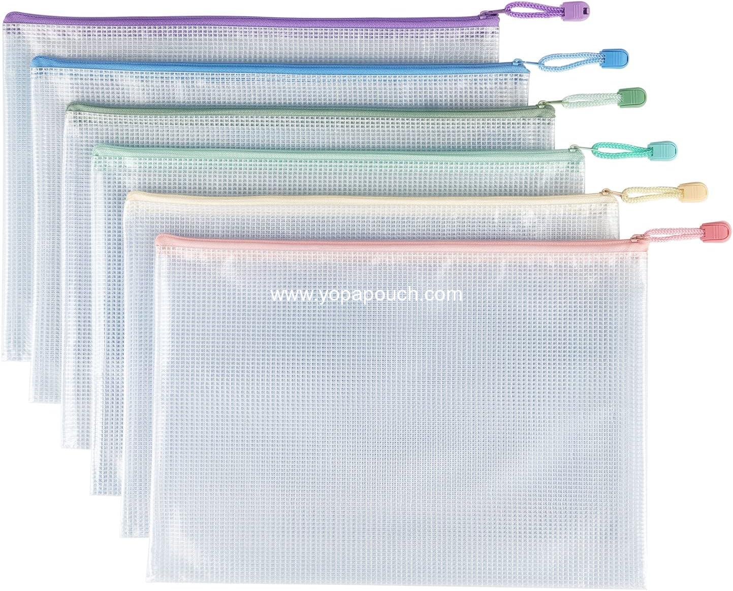 Wholesale 6 Pack Mesh Zipper Pouch Bags, Waterproof and Durable Pouches for Organization, Board Game Storage, Document and A4 Letter Bags, Supplier Wholesale 6 Pack Mesh Zipper Pouch Bags, Waterproof and Durable Pouches for Organization, Board Game Storage, Document and A4 Letter Bags, Supplier