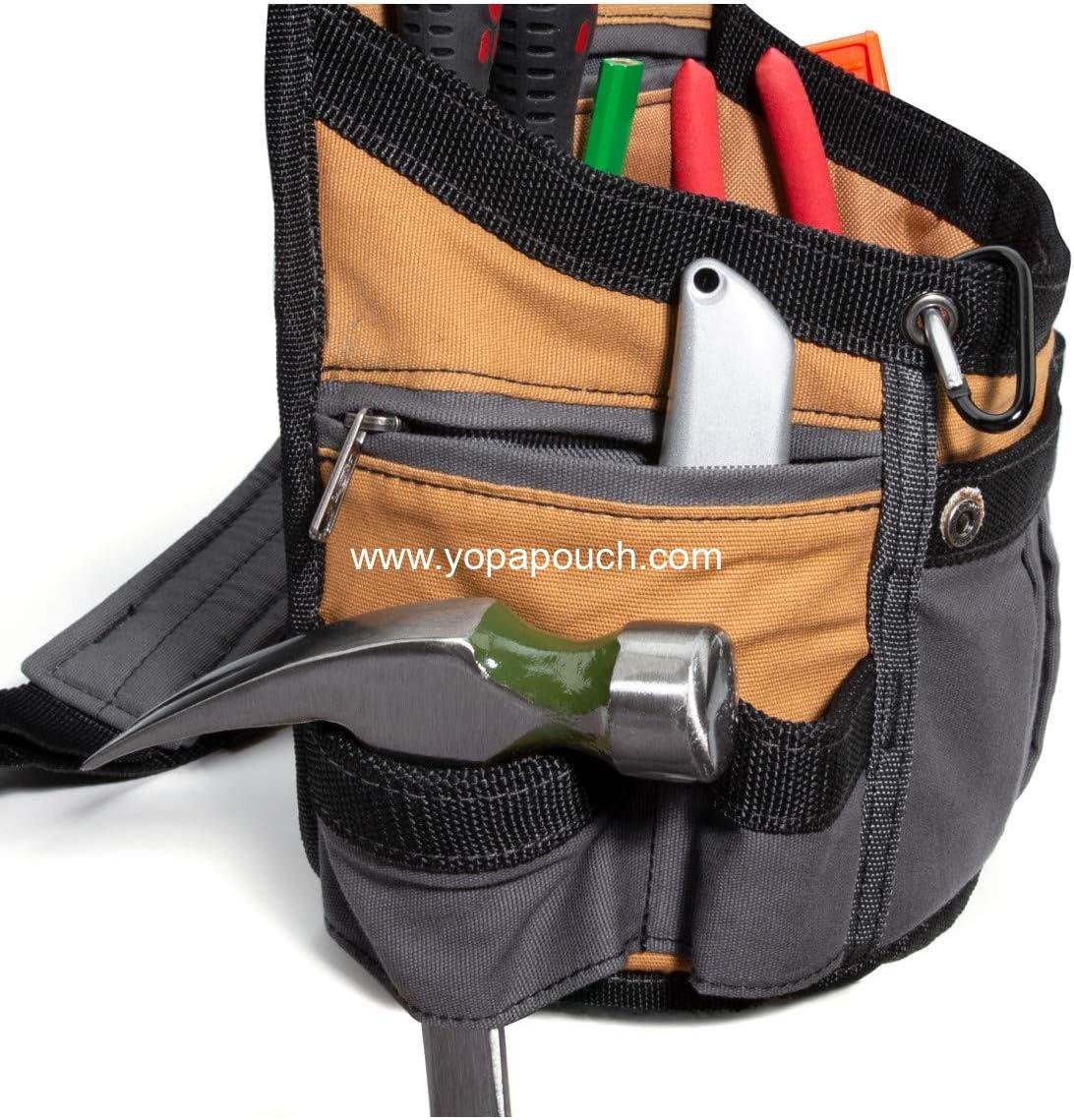 Wholesale 8-Pocket Padded Tool Belt Utility Pouch, Adjustable 3-Inch Belt, Durable Canvas Construction, Tan/Grey Supplier Wholesale 8-Pocket Padded Tool Belt Utility Pouch, Adjustable 3-Inch Belt, Durable Canvas Construction, Tan/Grey Supplier