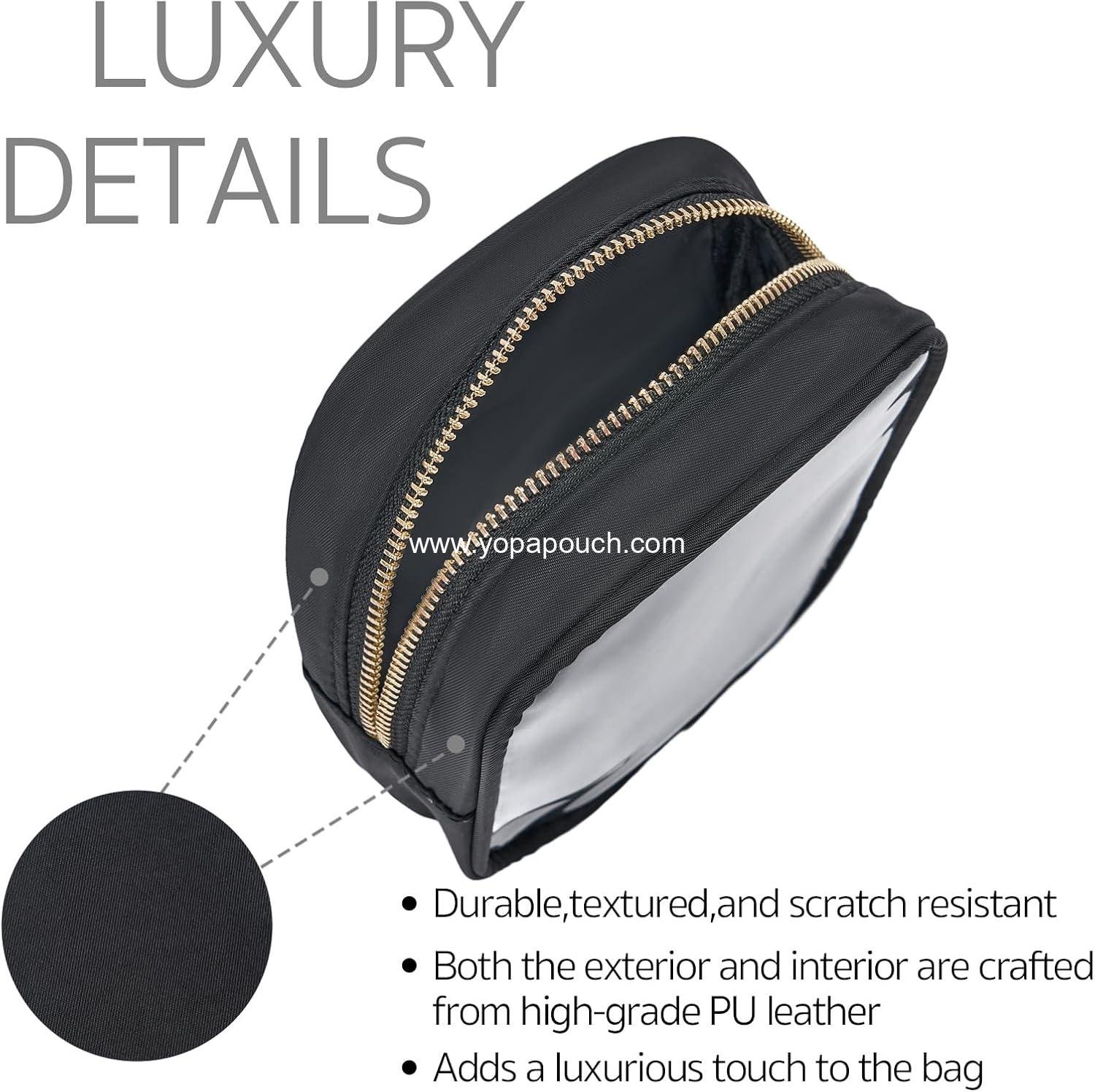 Wholesale Mini Diaper & Makeup Bag Organizer - Clear Pouches for Travel Toiletries -  Essential Purse Organizer Factory