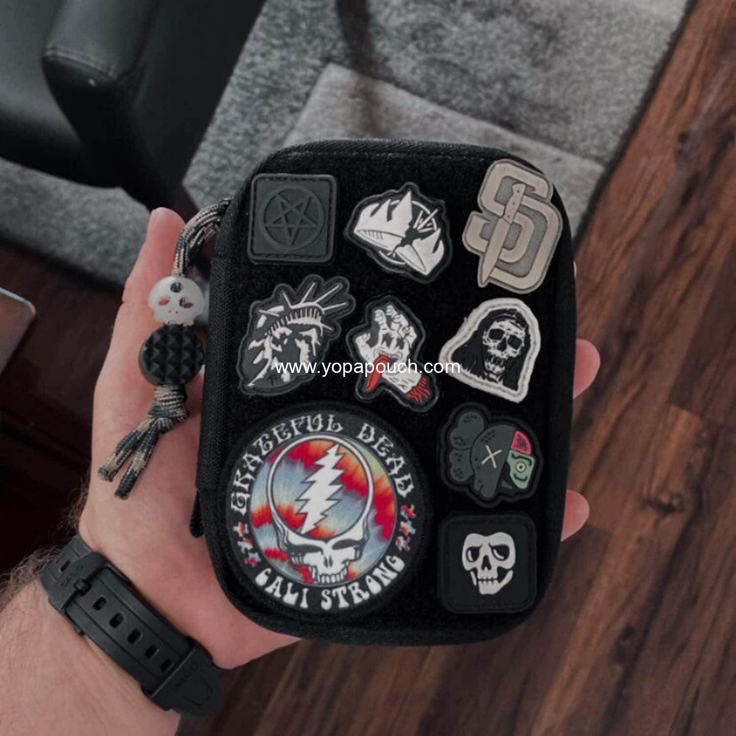 Wholesale Nylon EDC Pocket Pouch Organizer with Hook and Loop Closure - 5x7 inches, Durable, Compact, Lightweight Supplier