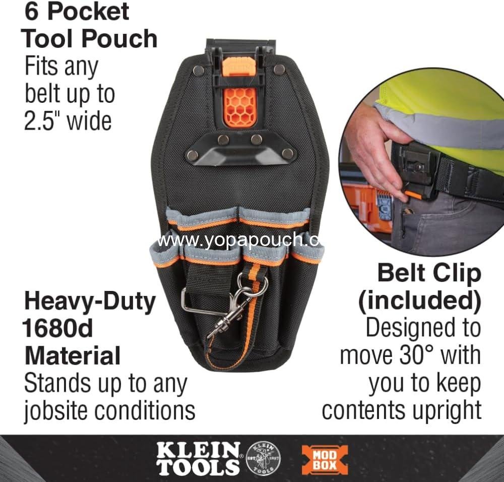 Wholesale MODbox Tool Pouch, Electrician Bag, Quick Attach and Release for Tool Belts and MODBox Rail System - Supplier