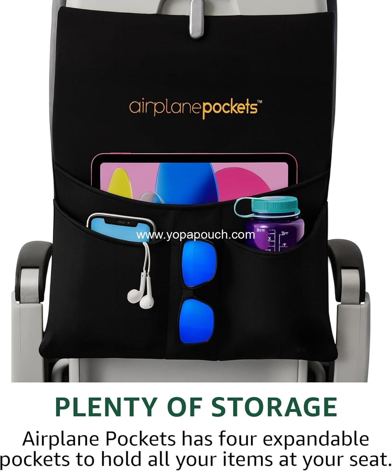 Wholesale Airplane Tray Table Cover with Pocket Organizer | Seat Back Organizer for Personal Items | Media Pouch | Travel Accessories | Clean and Convenient Travel Essential - Supplier