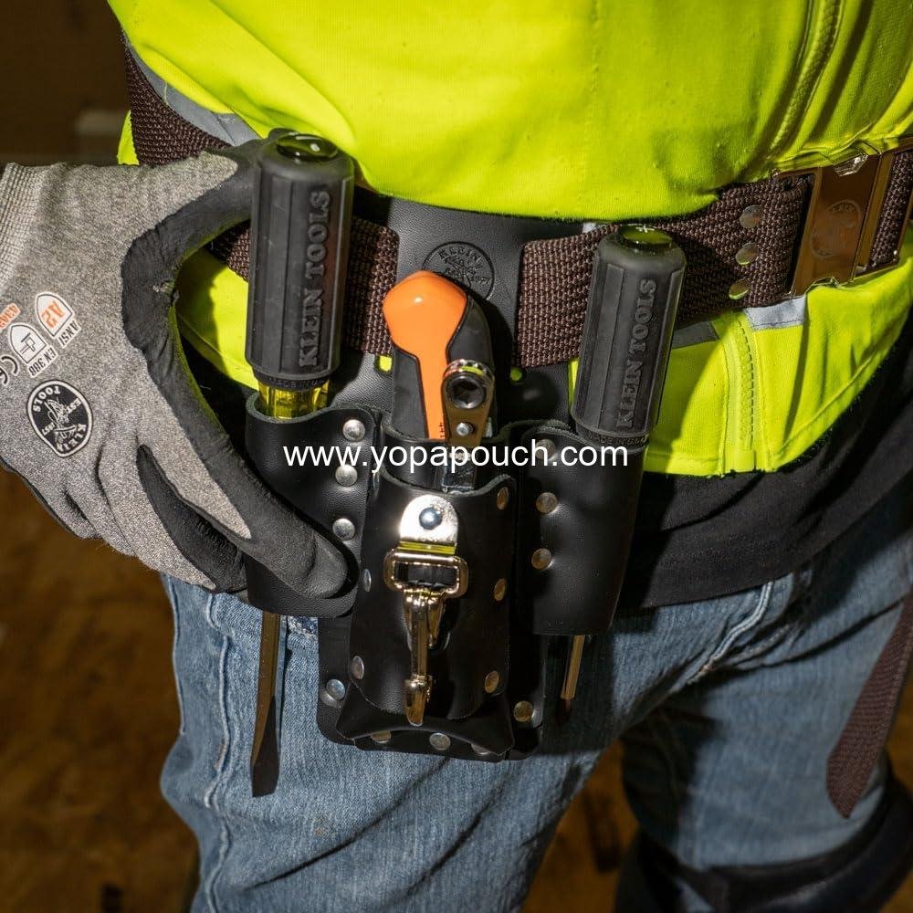 Wholesale Multi Tool Pouch 4 Pocket Holder with Knife Holder Ideal for Electrician Gifts Supplier