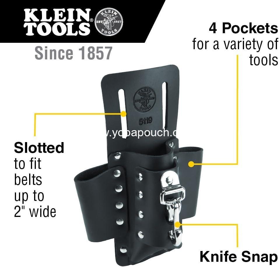 Wholesale Multi Tool Pouch 4 Pocket Holder with Knife Holder Ideal for Electrician Gifts Supplier