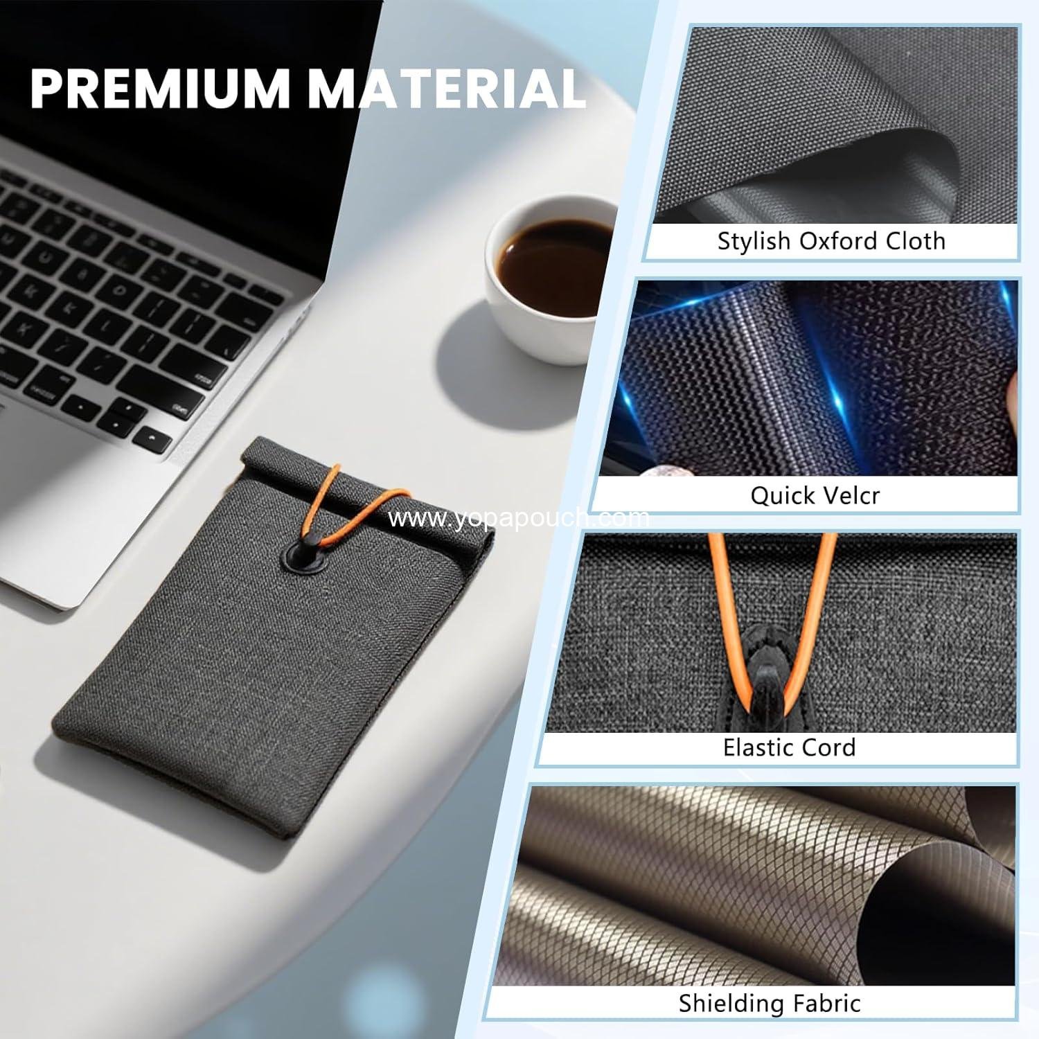 Wholesale Signal Blocking Faraday Bags for Phones - 2 Pack RFID Blocking Pouch for Privacy Protection - OEM Supplier