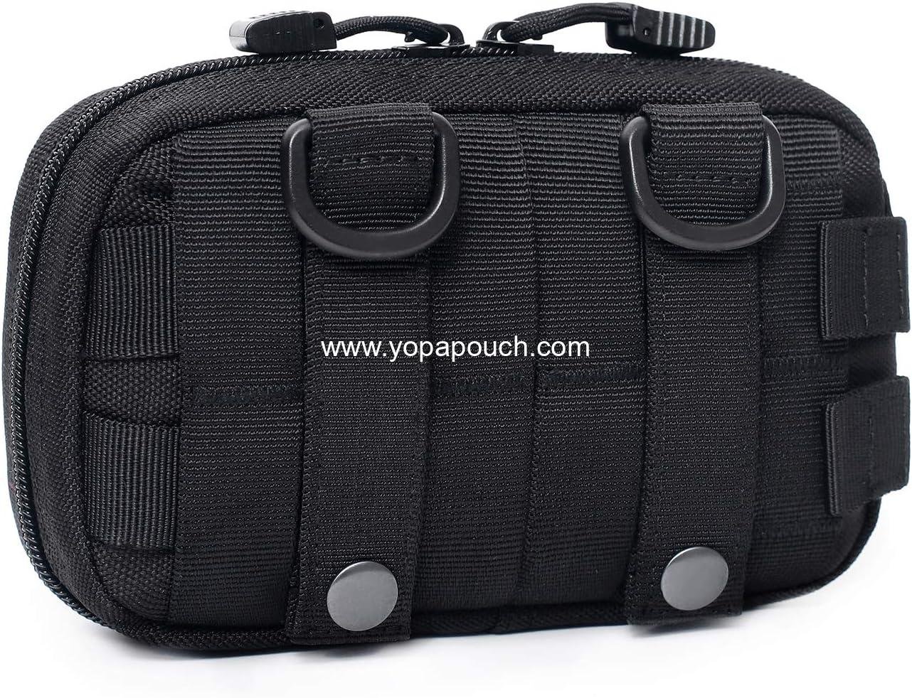 Wholesale Tactical Molle Horizontal Admin Pouch Compact 1000D Utility EDC Tool Bag with Shoulder Strap - Manufacturer