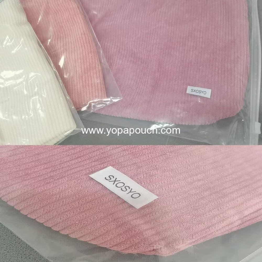 Wholesale Large Capacity Makeup Bag for Women - Travel Toiletry Zipper Storage Pouch and Makeup Brushes Organizer (Corduroy, Pink) - Manufacturer