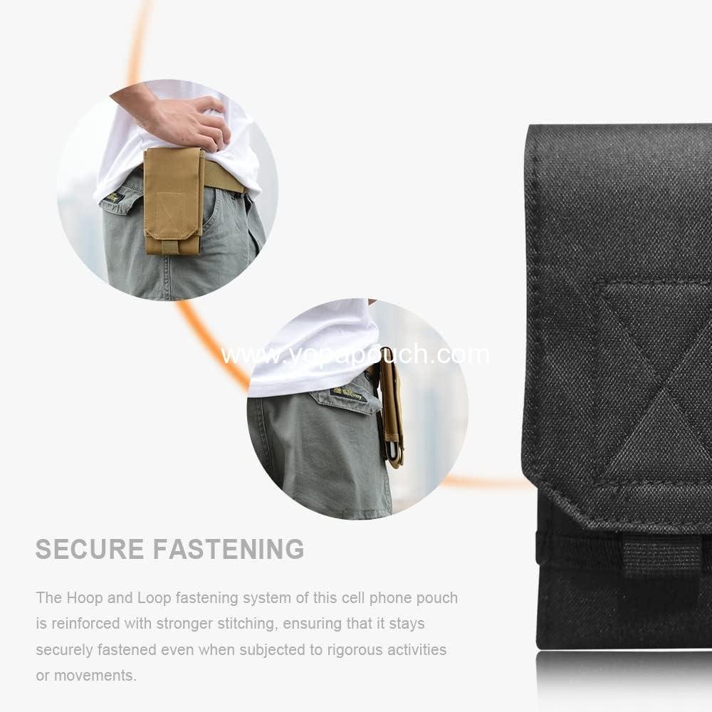 Wholesale Tactical Molle Phone Case Bag Cover Loop Belt Holster Pouch for iPhone 14 Plus/14 Pro Max/14 Pro/13 Pro Max/13 Pro/13/12 Pro Max/11 Pro Max/Xs Max (Black) - Supplier