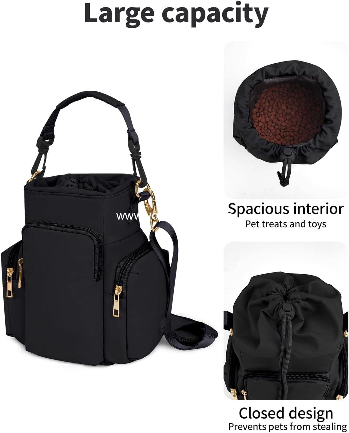 Wholesale Dog Treat Pouch for Walking and Training, Detachable Strap, Large Capacity for 40oz Stanley Cup, Easy-to-Clean PEVA Material, Multiple Pockets, Training Clicker, Gift for Pet Lovers Supplier