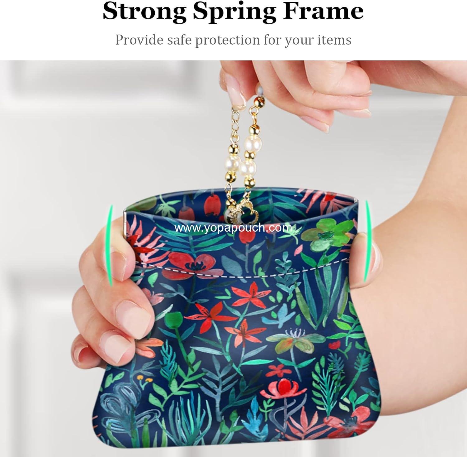 Wholesale PU Leather Coin Purse, Squeeze Change Holder for Women - OEM Supplier