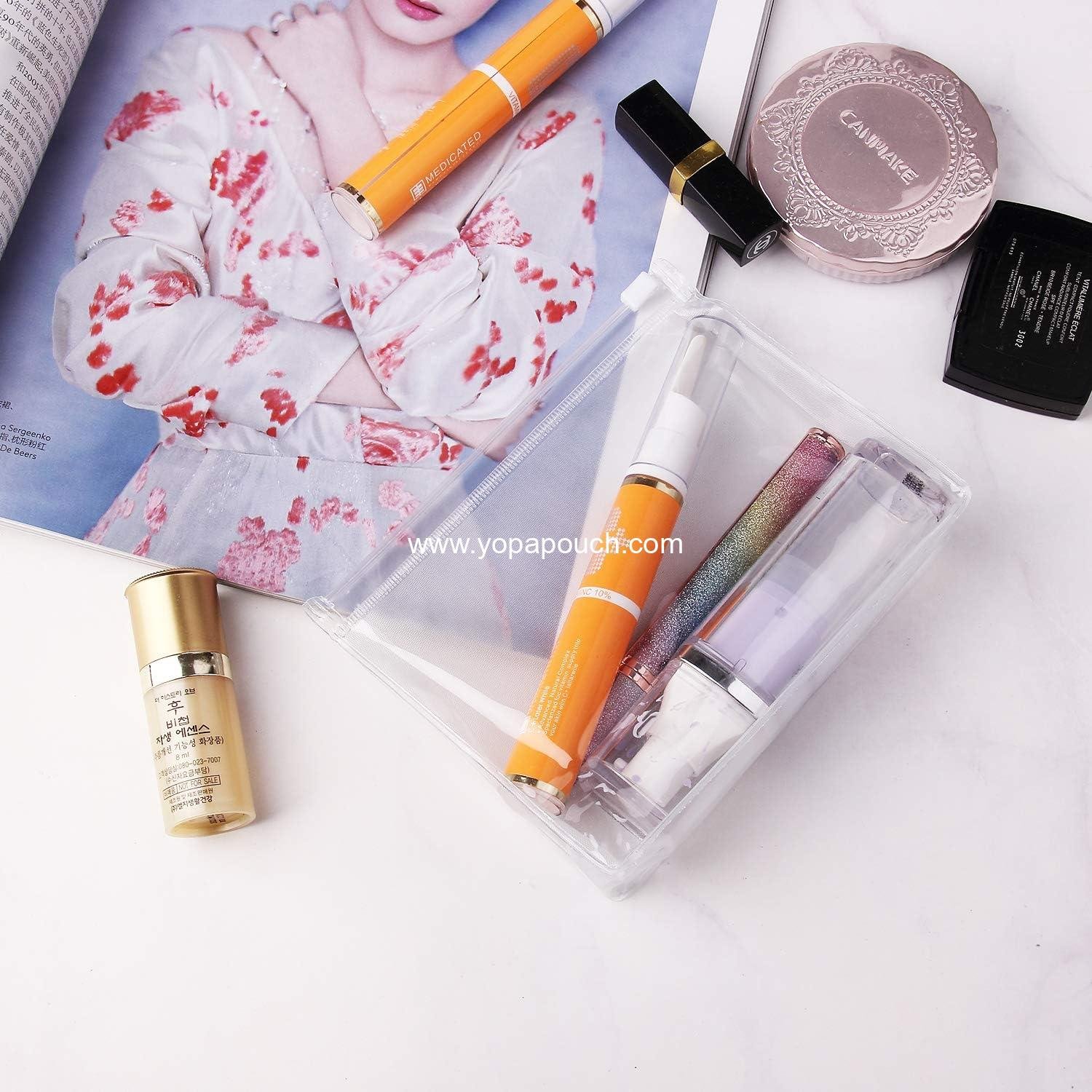 Wholesale 12pcs Mini PVC Transparent Cosmetic Organizer Bag Pouch with Zipper Closure for Travel, Bathroom, and Makeup Organization - Supplier Wholesale 12pcs Mini PVC Transparent Cosmetic Organizer Bag Pouch with Zipper Closure for Travel, Bathroom, and Makeup Organization - Supplier