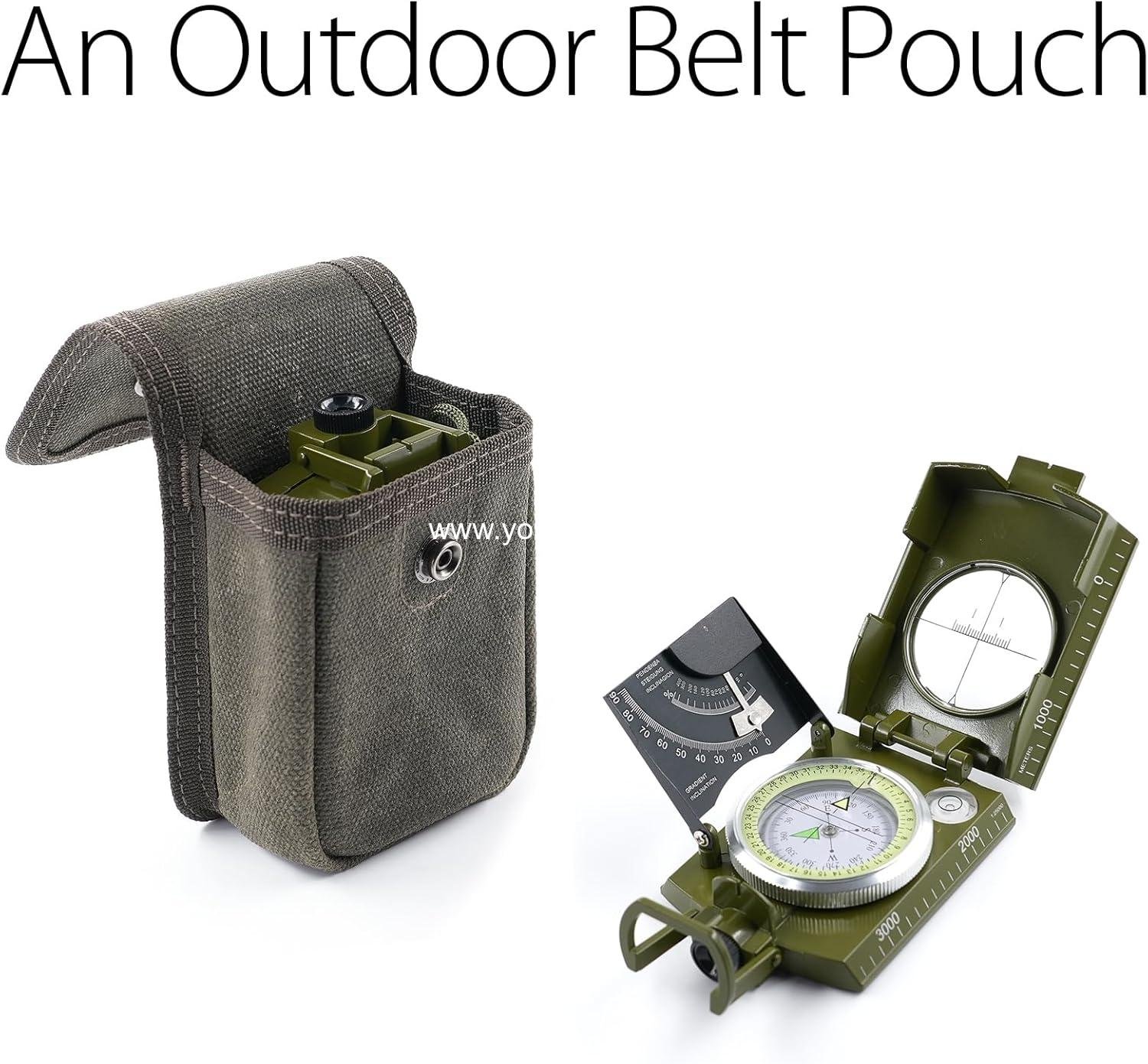 Wholesale Small Compact EDC Belt Pouch for Men and Women, Holster with Belt Loop for Hiking, Fishing, Camping, Snap Closure, Classic Waxed Canvas - Supplier