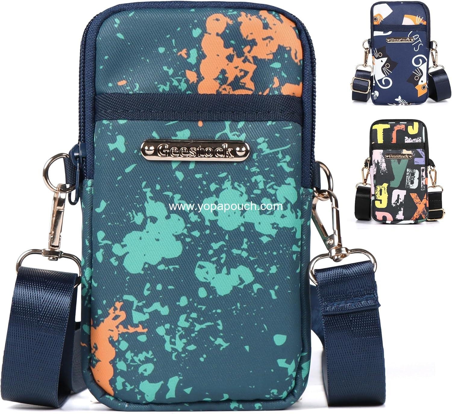 Wholesale Crossbody Mini Cell Phone Purses for Women, Adjustable Shoulder Phone Holder Arm Band Pouch, 6.5 x 4.5 inches, Supplier