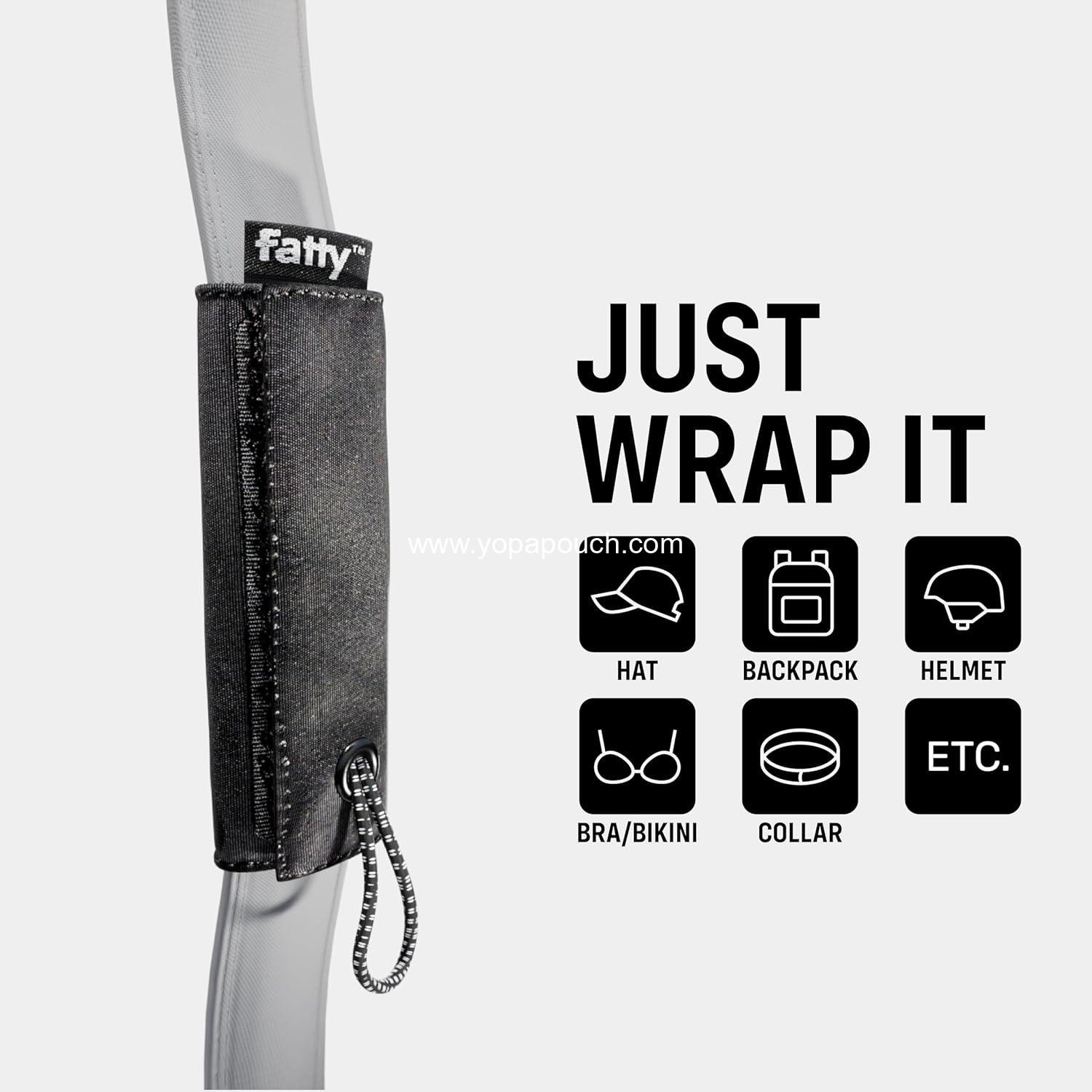 Wholesale Attachable Storage Pocket for Hats - Store Cash, Medicine, Gum, Keys, Pencils, Pens, Golf Tees, etc. - Manufacturer