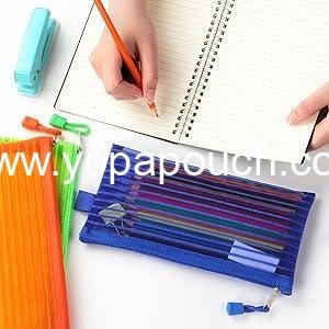Wholesale Zipper Mesh Pouch - 10 Pack Multicolor Pencil and Pen Bags for Office and Travel Storage, 10 Colors, Supplier