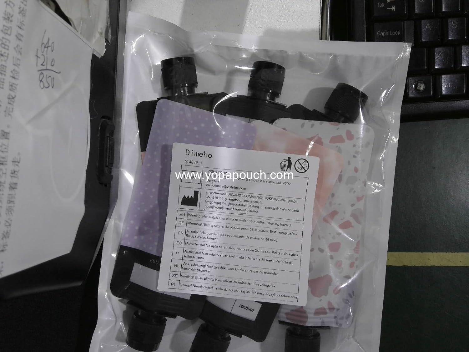 Wholesale 6 Pcs Travel Pouches for Toiletries, 3 oz Leak Proof Empty Squeeze Bottles TSA Approved Refillable for Liquids, Shampoo, Conditioner Travel Accessories Supplier