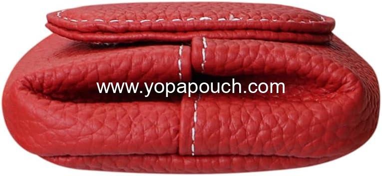 Wholesale Mini Lychee Pattern Coin Purse, Solid Color Key Earphone Storage Bag, Casual Change Pouch for Daily Use (Sky Blue) - Manufacturer